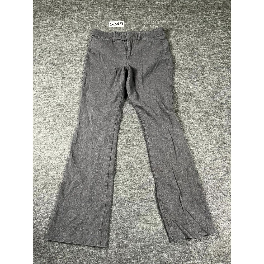 Old Navy Pants Women 4 Gray‎ High Rise Secret Smooth Pockets Pixie Flared